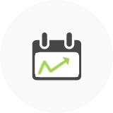 Icon for viewing email marketing statistics