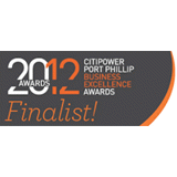 2012 CitiPower Port Phillip Business Awards - Finalists in Partnerships & Corporate Social Responsibility Logo for 2012 CitiPower Port Phillip Business Awards - Finalists in Partnerships & Corporate Social Responsibility