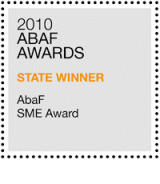 Logo for 2010 AbaF SME Award