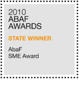 2010 AbaF SME Award Logo for 2010 AbaF SME Award